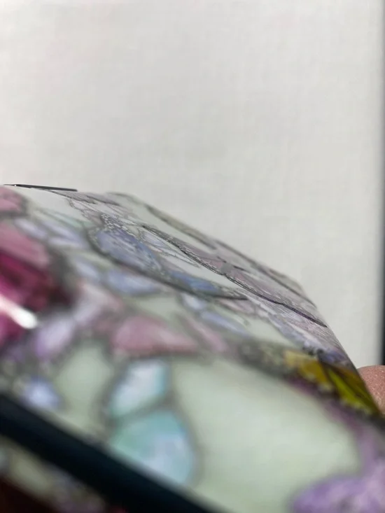 Butterfly Card Holder Wallet Organizer Accordion Case Floral Multicolor - Picture 8 of 9